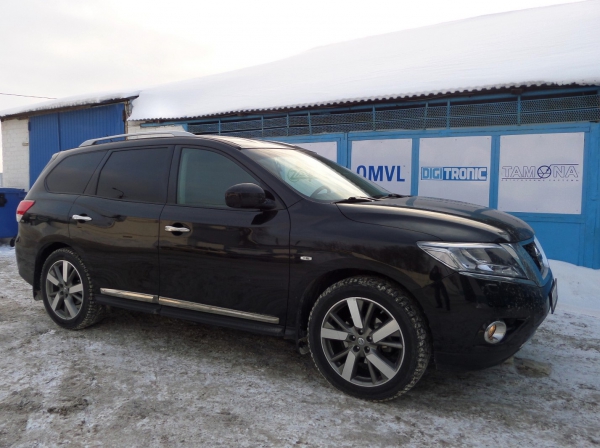 Nissan Pathfinder (Ниссан Патфайндер)   гбо пропан 4-го поколения LOVATO (Италия)  баллон 77 литров.