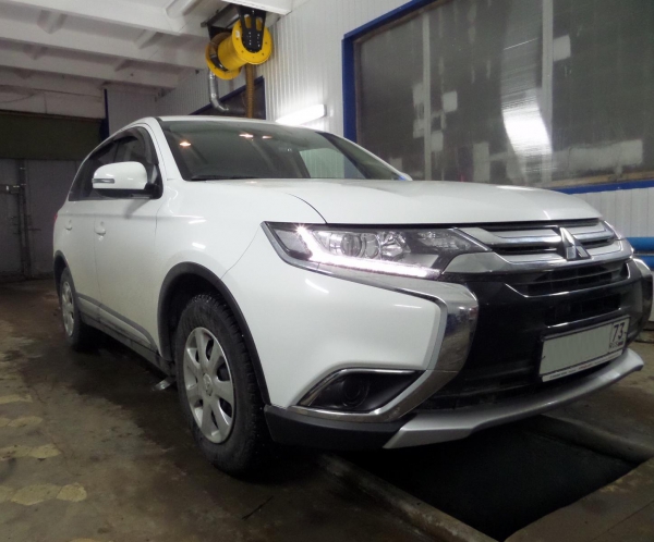 Mitsubishi Outlander пропан гбо 60л